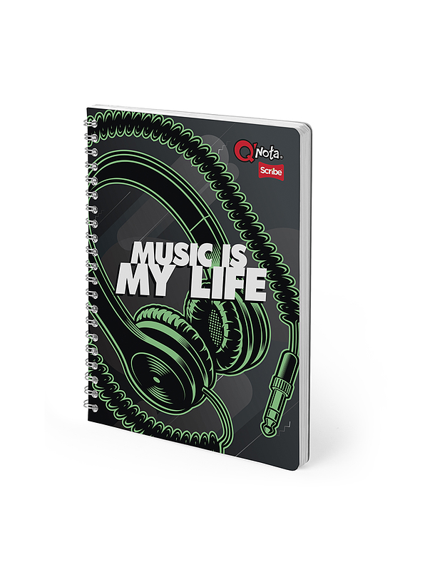 Cuaderno Catedratico Qnota Masculino 80 Hojas Cuadros 13