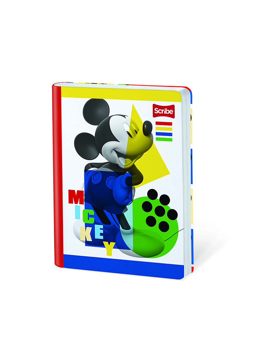 Cuaderno Cosido Mickey 50 Hojas Cuadros  9