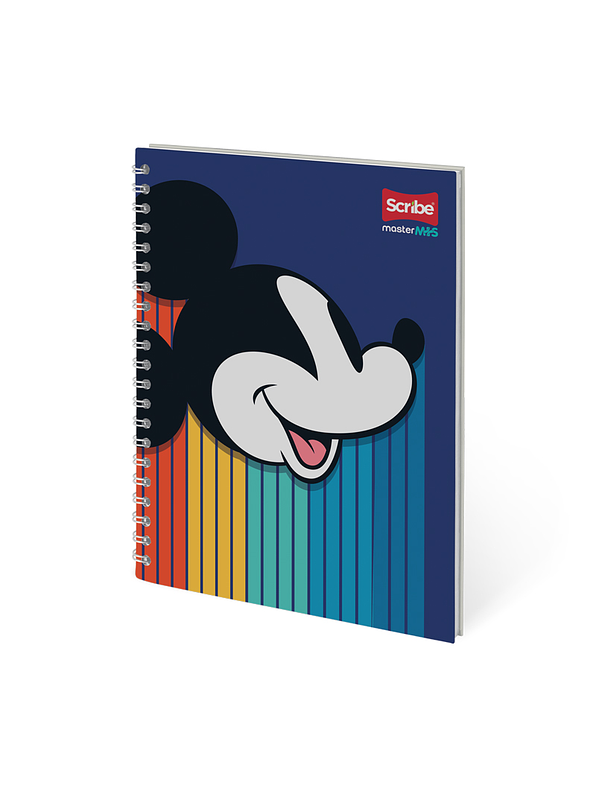 Cuaderno Catedrático Pasta Dura Mickey 80 Hojas 3