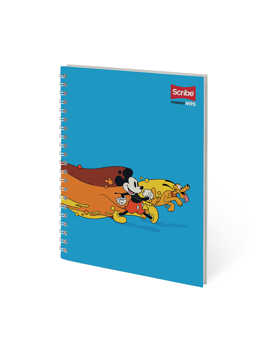 Cuaderno Catedrático Pasta Dura Mickey 80 Hojas 4