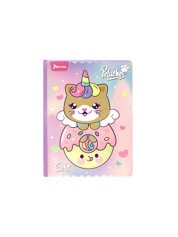 Cuaderno Cosido Peluches Fantasy 100 Hojas Lineas 2