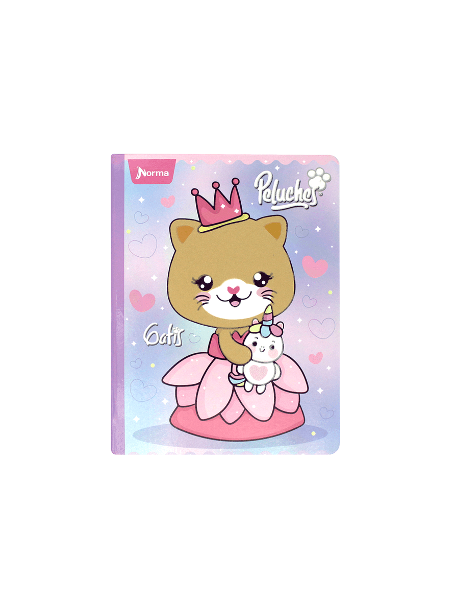 Cuaderno Cosido Peluches Fantasy 100 Hojas Lineas 1