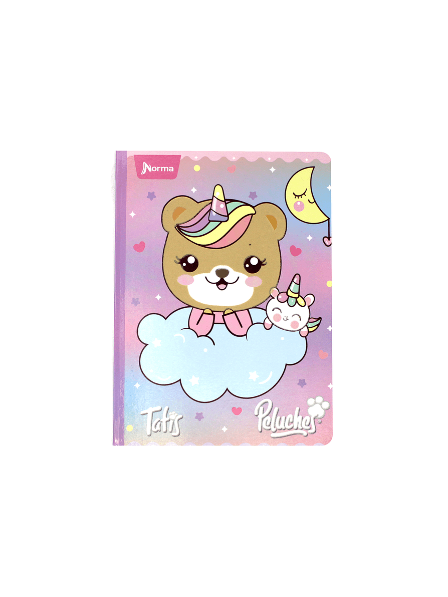 Cuaderno Cosido Peluches Fantasy 100 Hojas Lineas 4