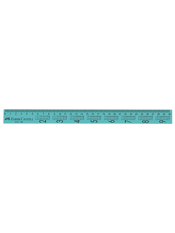 Regla Faber-Castell con tablas de multiplicar 30 Cms 1
