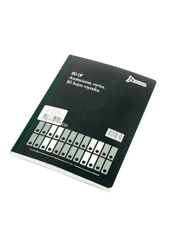 Libro Anotaciones Medio Oficio 80 Hojas  1