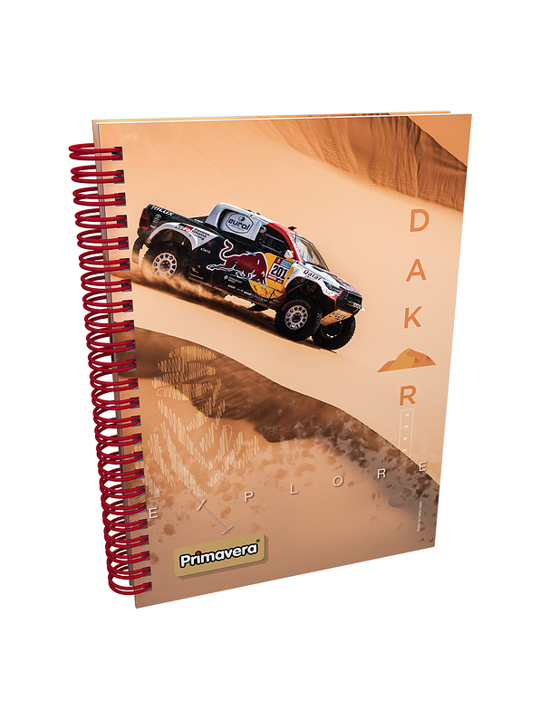 Cuaderno Argollado 7 Materias Primavera Hombre Cuadros  2