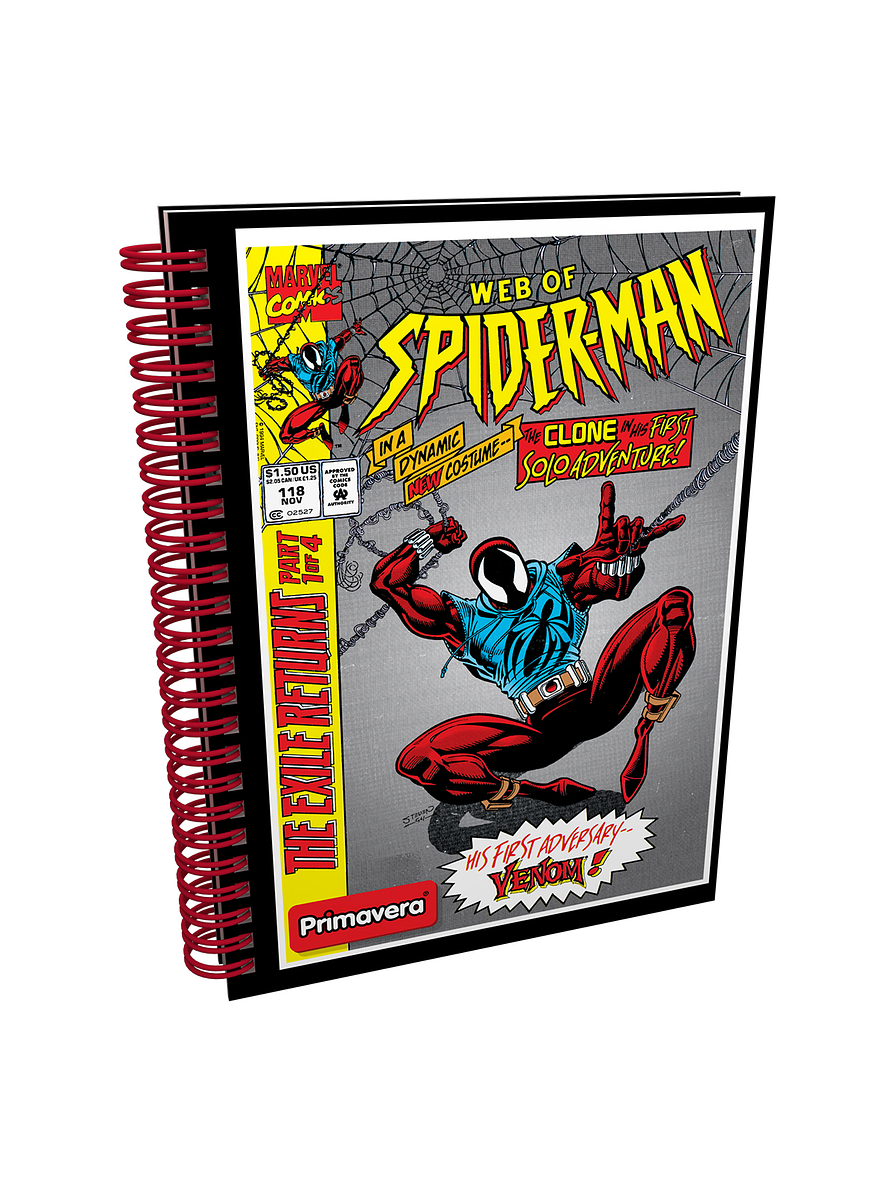 Cuaderno Primavera Argollado 5 Materias Masculino 5