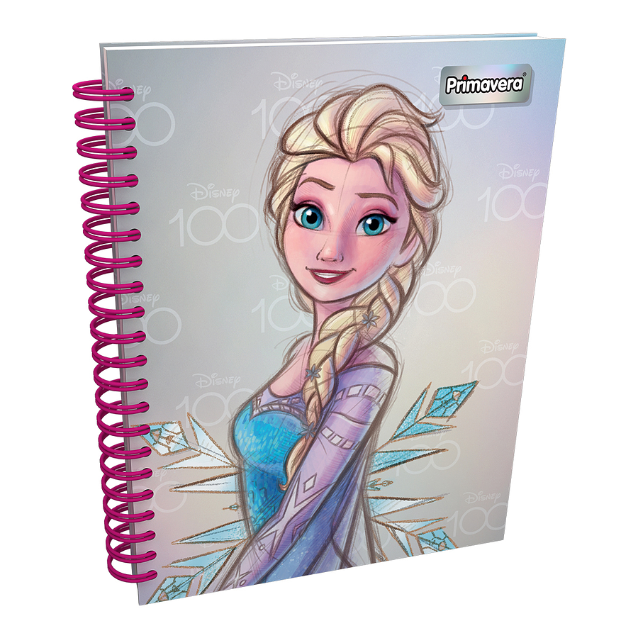 Cuaderno Primavera Argollado 7 Materias Disney 100 Femenino 1