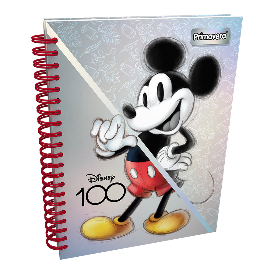 Cuaderno Primavera Argollado 7 Materias Disney 100 Femenino 2
