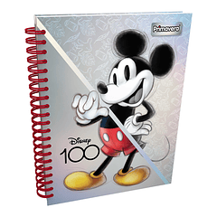 Cuaderno Primavera Argollado 7 Materias Disney 100 Femenino