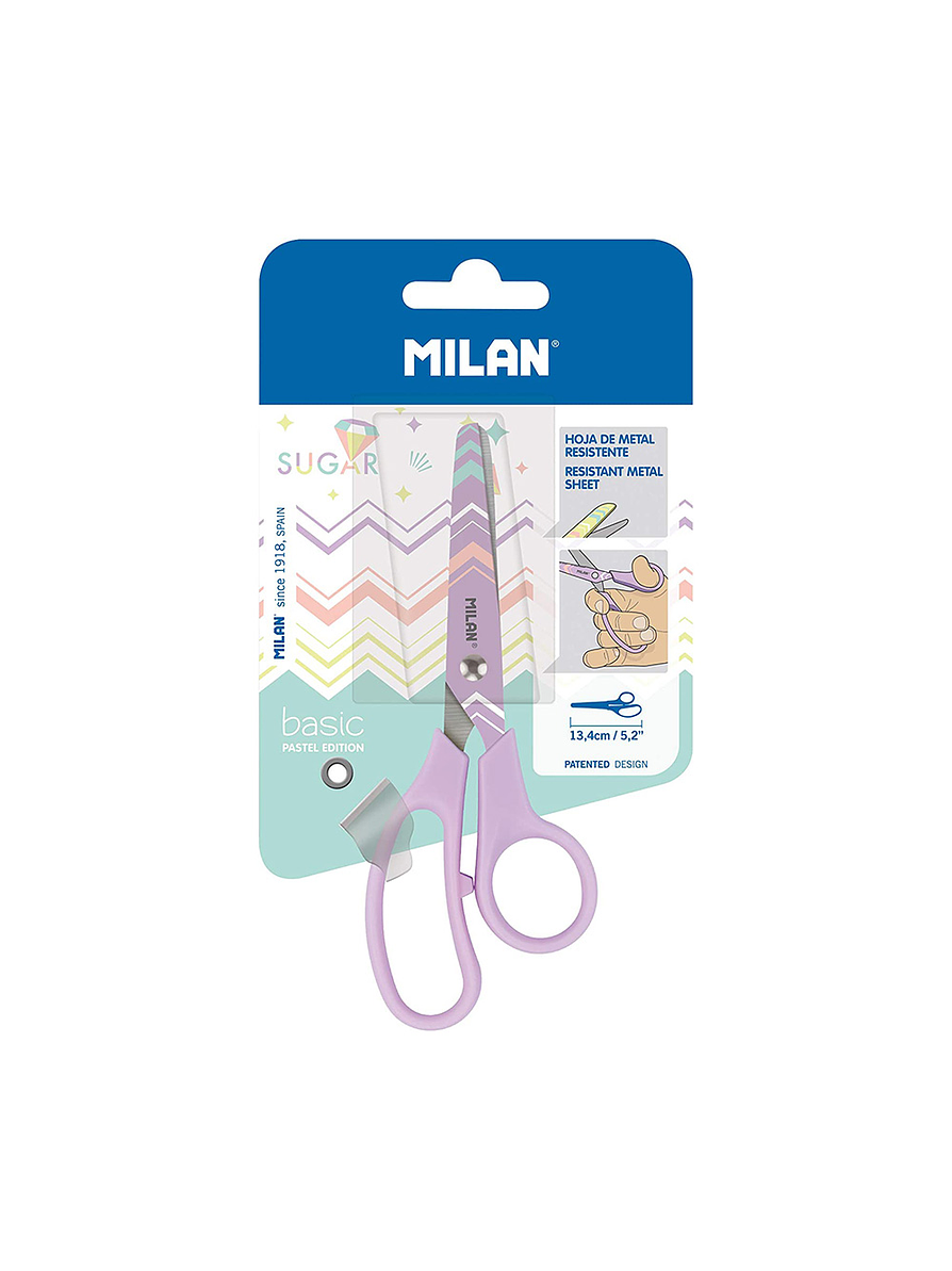 Tijera Punta Roma Basic Pastel Sugar Diamond  2