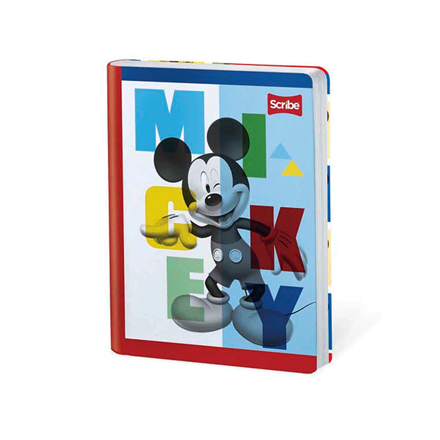 Cuaderno Cosido Mickey 50 Hojas Líneas  3