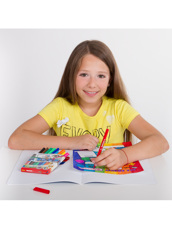 Plumones Korello Standard x 12 Unidades 2