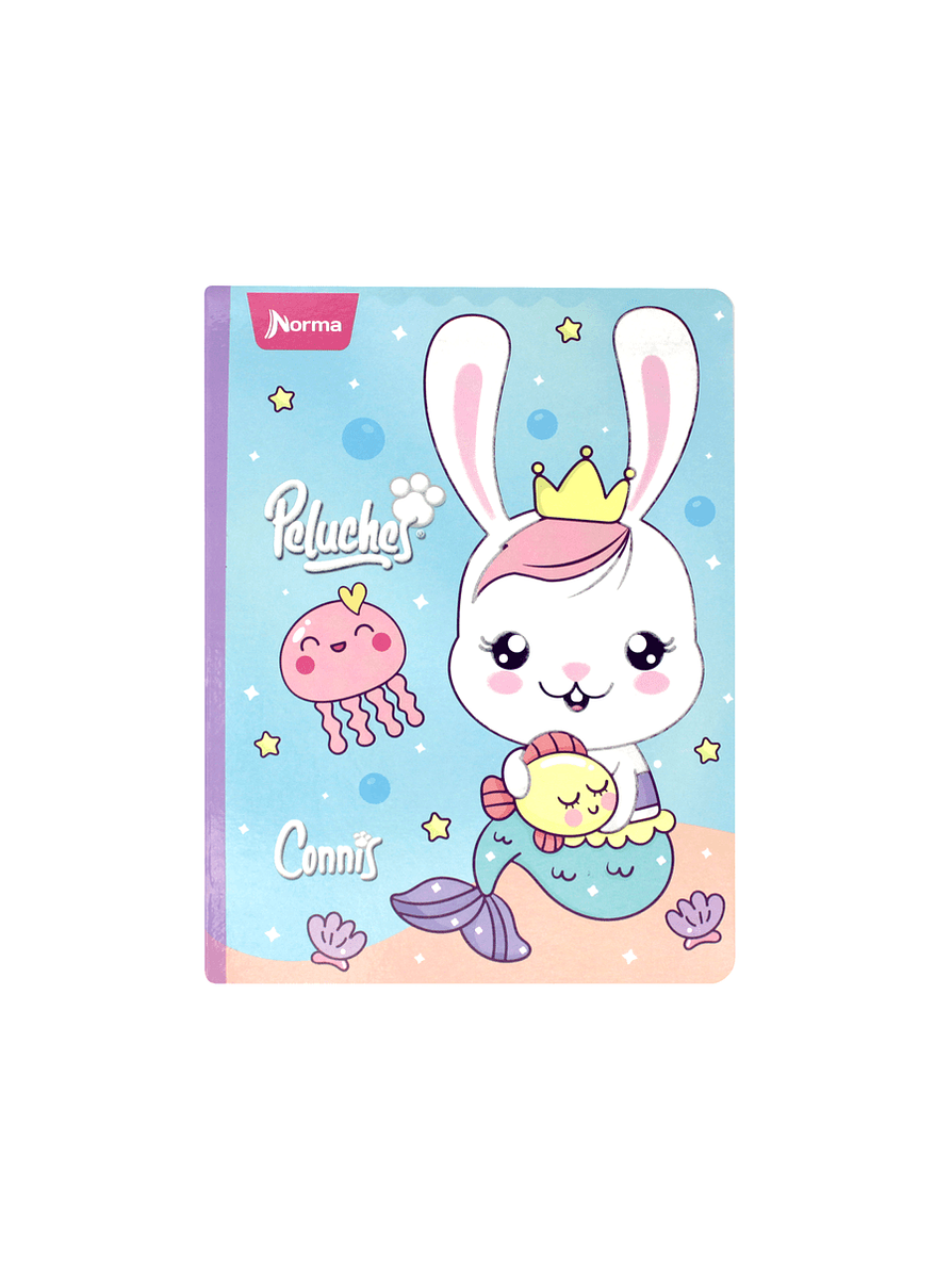 Cuaderno Cosido Peluches Fantasy 100 Hojas Doble Línea  3