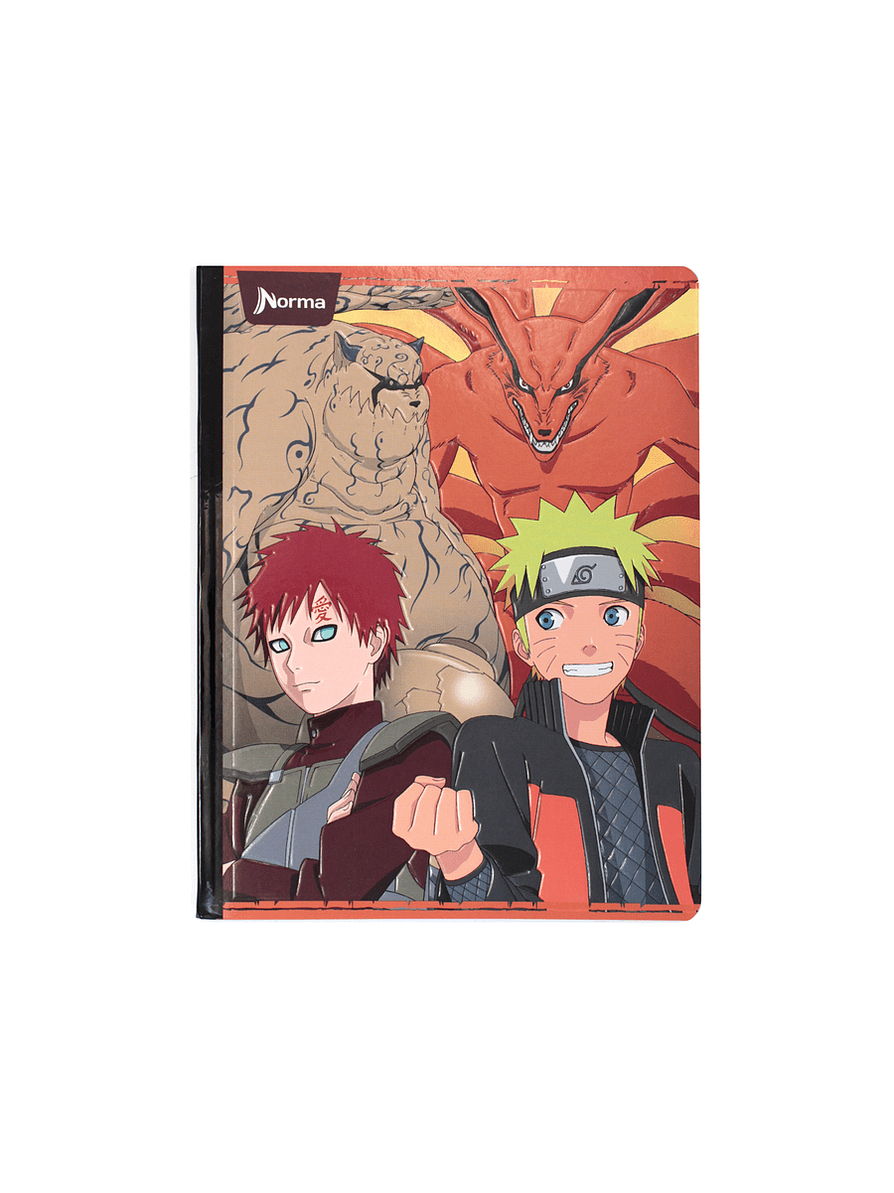 Cuaderno Cosido Naruto 50 Hojas Líneas  1