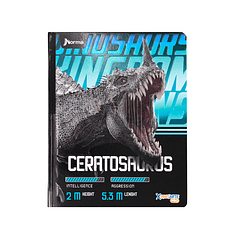 Cuaderno Cosido Dinosaurios 100 Hojas Cuadros