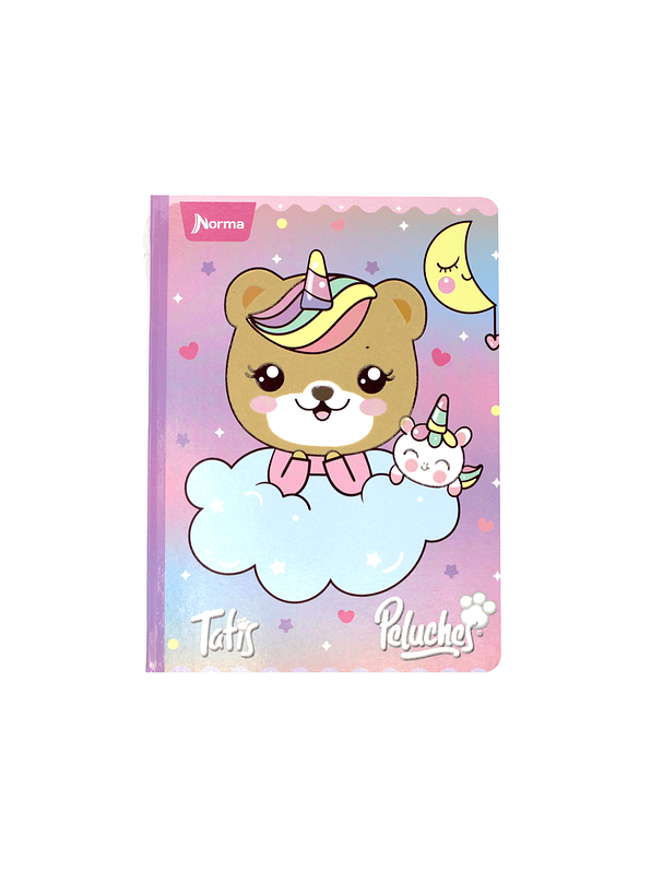 Cuaderno Cosido Peluches Fantasy 50 Hojas Doble Línea  1