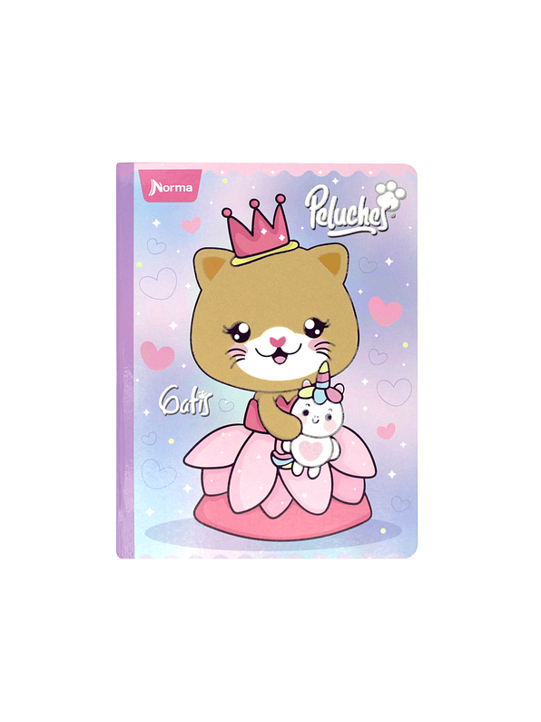 Cuaderno Cosido Peluches Fantasy 50 Hojas Doble Línea  3