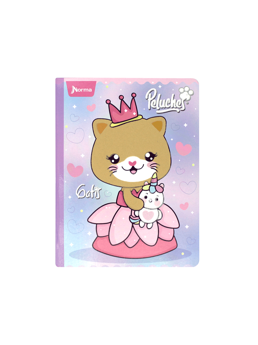 Cuaderno Cosido Peluches Fantasy 50 Hojas Doble Línea  3