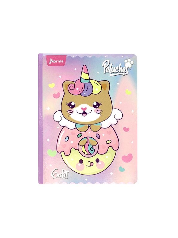 Cuaderno Cosido Peluches Fantasy 50 Hojas Doble Línea  4