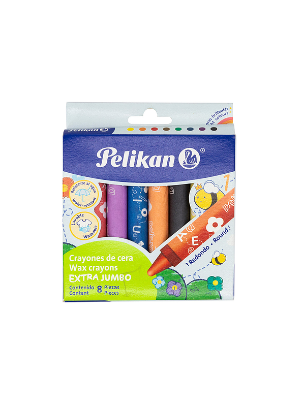Creyones Pelikan Extra Yumbo X 8 Unidades 1