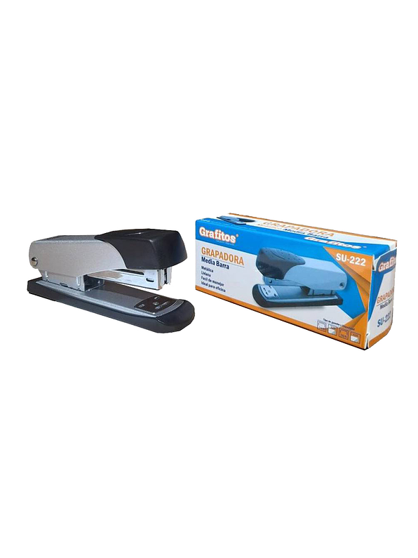 Grapadora Metálica Media Barra 1