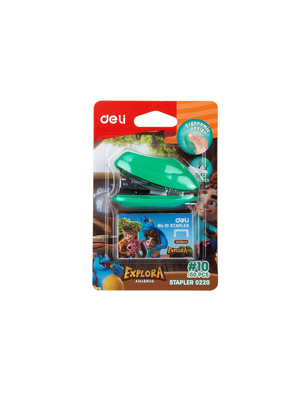 Set Cosedora Explora Con Grapas #10  1