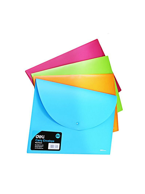 Sobre A4 Con Broche Snap Neón  1