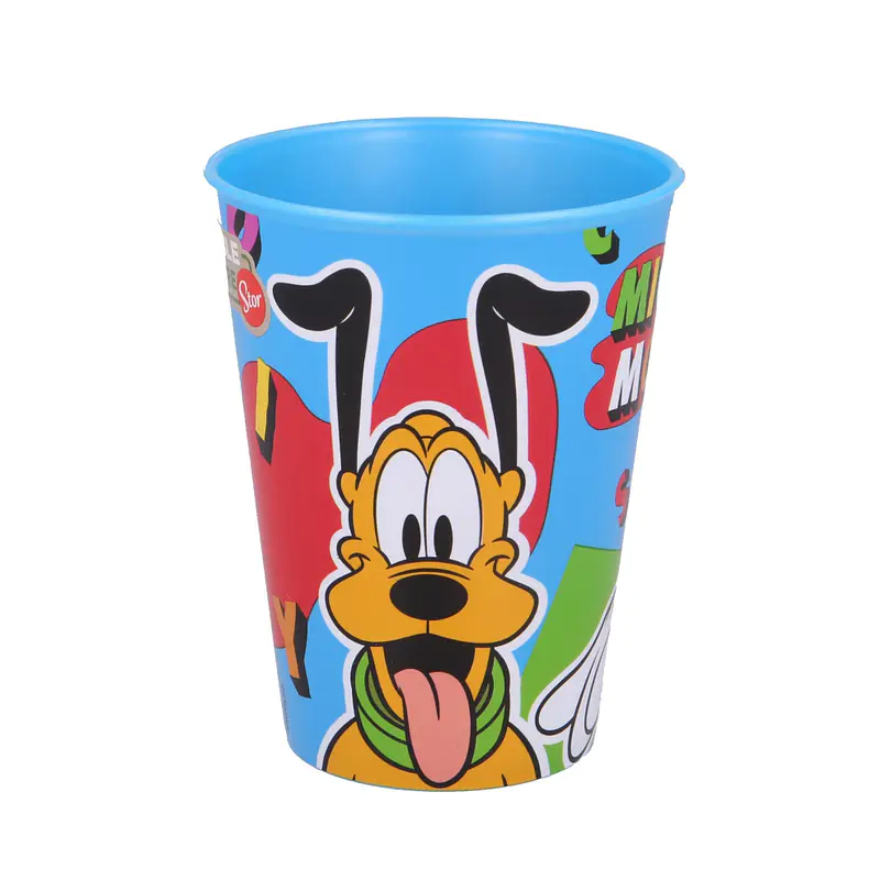 Stor Kids Mickey Mouse Teller – Bunt, Mikrowellengeeignet, BPA-frei, Disney Lizenziert