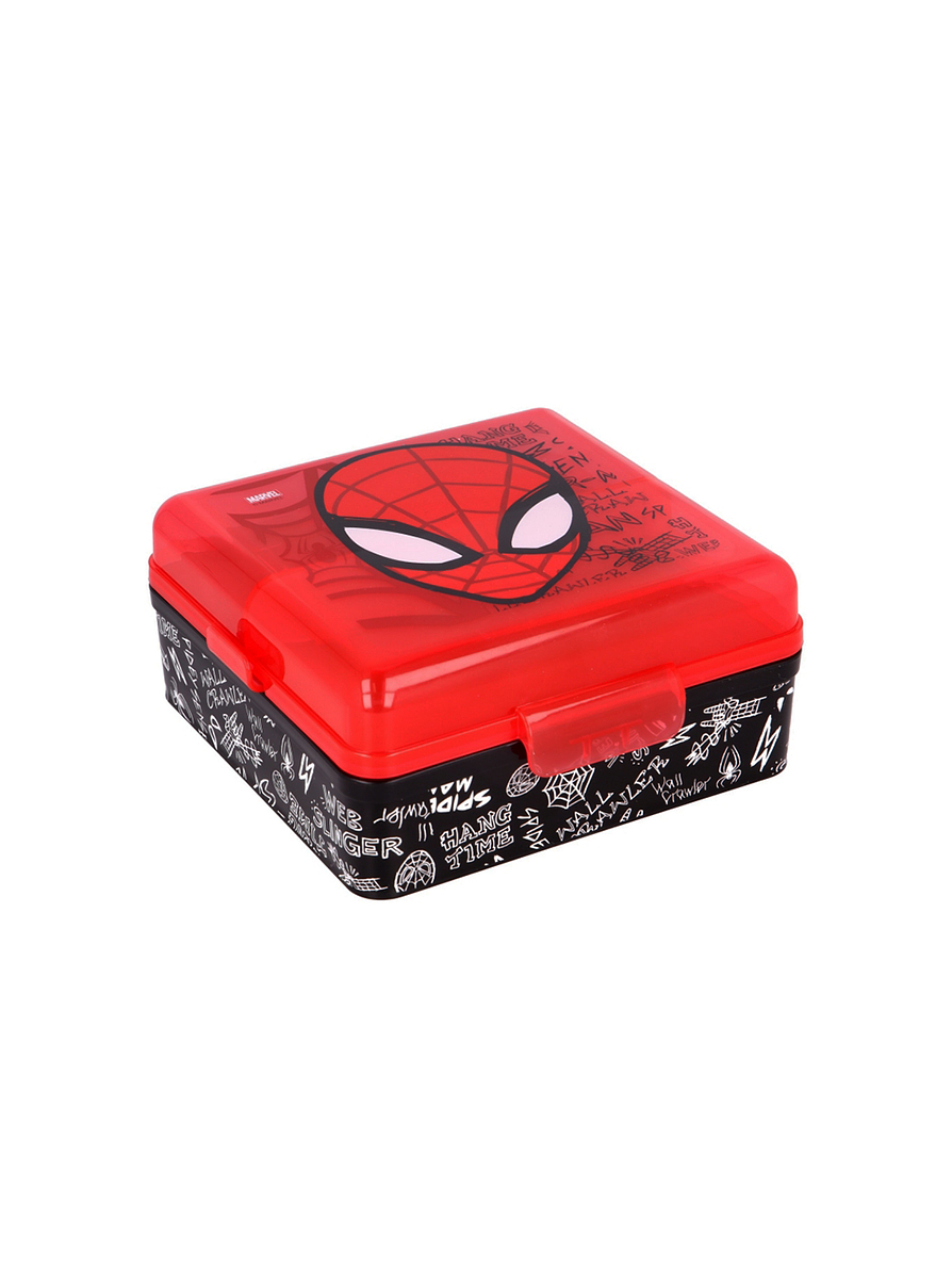 Sanduchera Square Multi Compartimiento Spiderman Urban 1