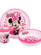 Set Vajilla Bicolor Premium Minnie Edgy Bows 3 Piezas - Miniatura 2