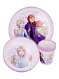 Set Vajilla Bicolor Premium Frozen II 3 Piezas - Miniatura 2