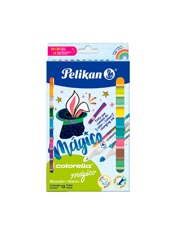 Marcadores Pelikan Colorella Mágico X 12 Unidades  1