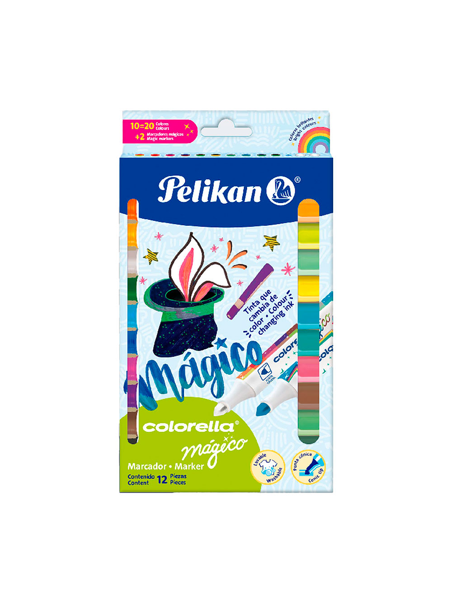 Marcadores Pelikan Colorella Mágico X 12 Unidades  1