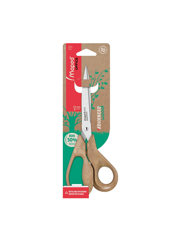 Tijera Maped Advanced madera 21 cms 1