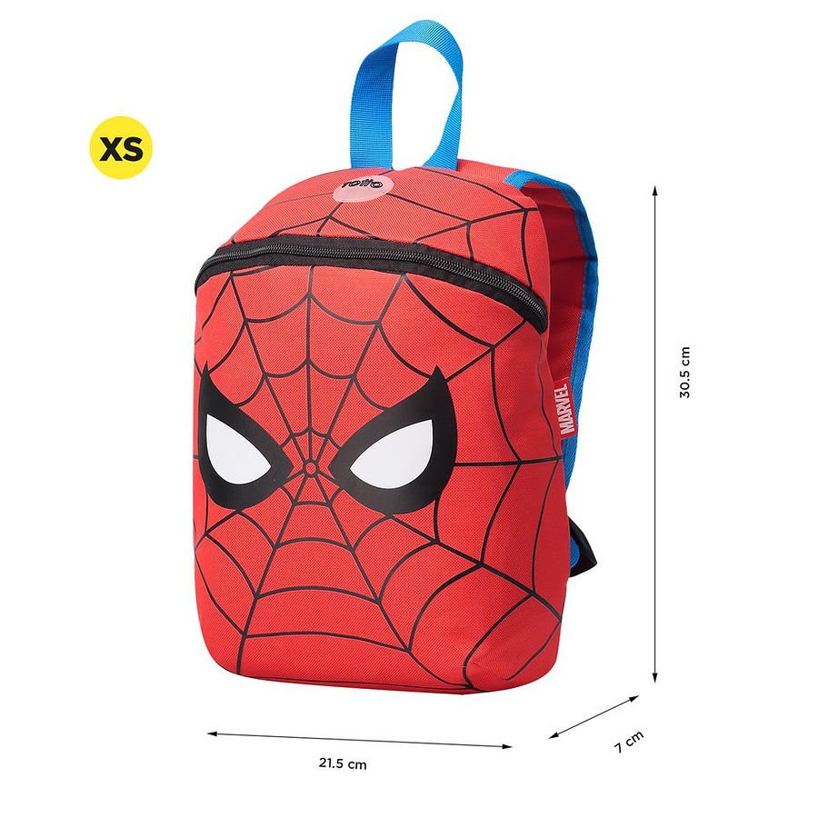Morral Totto Spiderman Zzip Xs Totto Kids  4