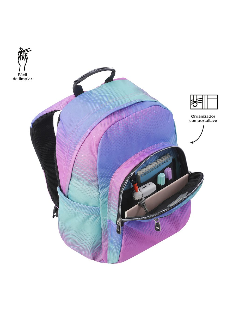 Morral Acuarela Glitter Sasha Totto  4