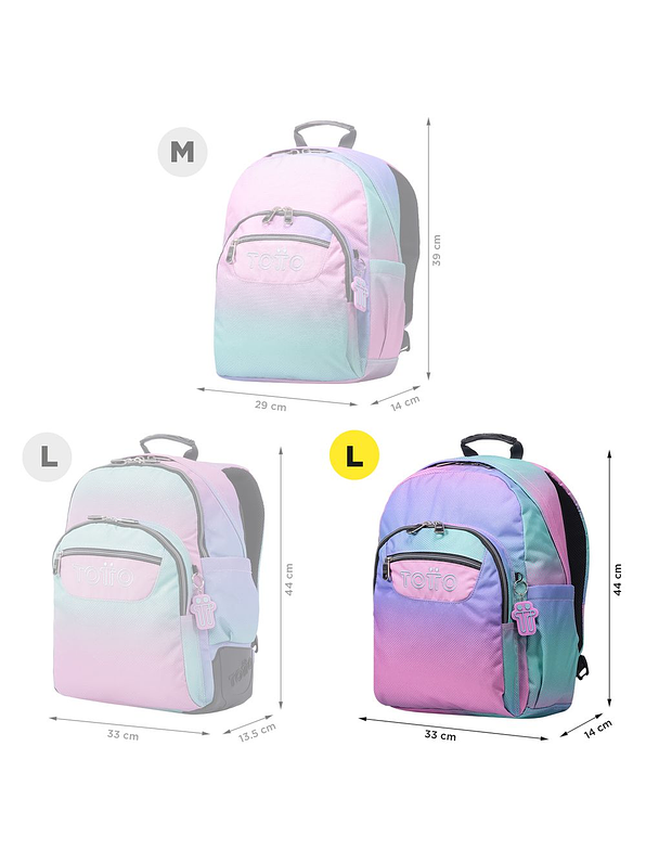 Morral Acuarela Glitter Sasha Totto  7