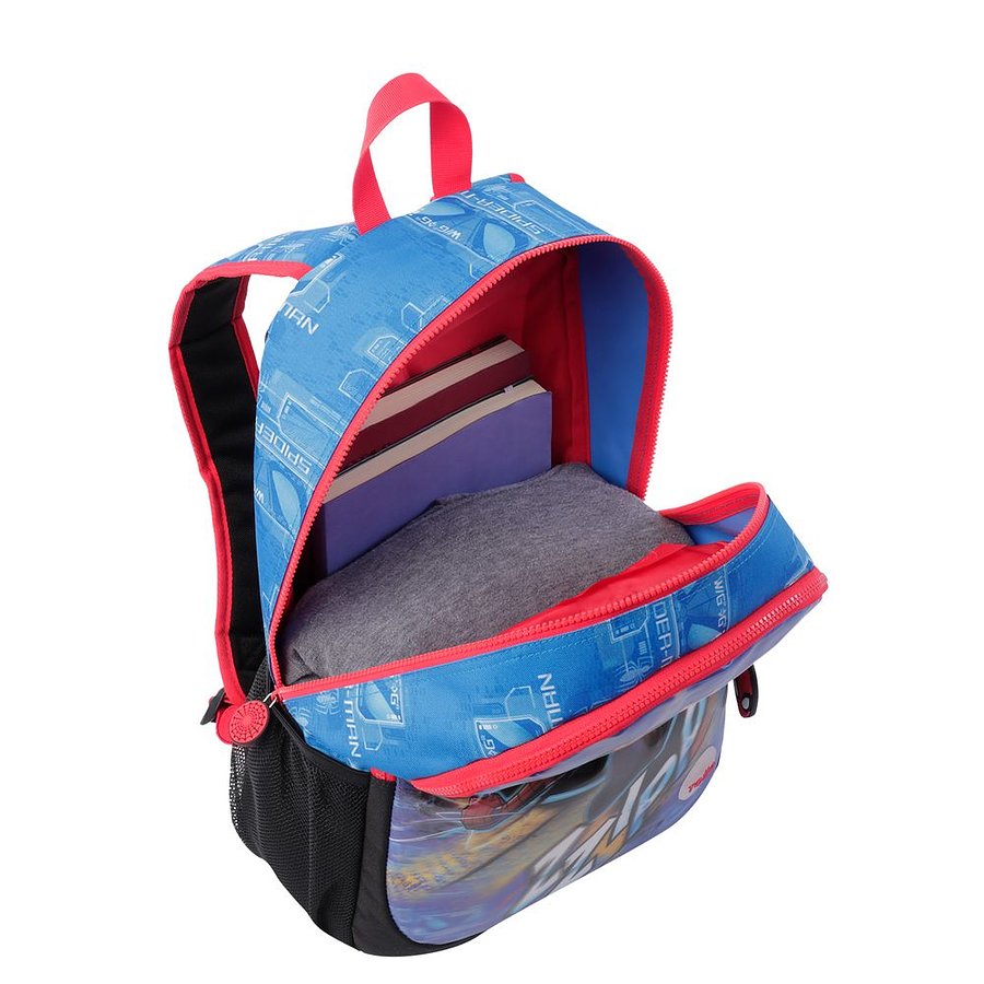 Morral Spiderman Zzip L Totto Kids 4