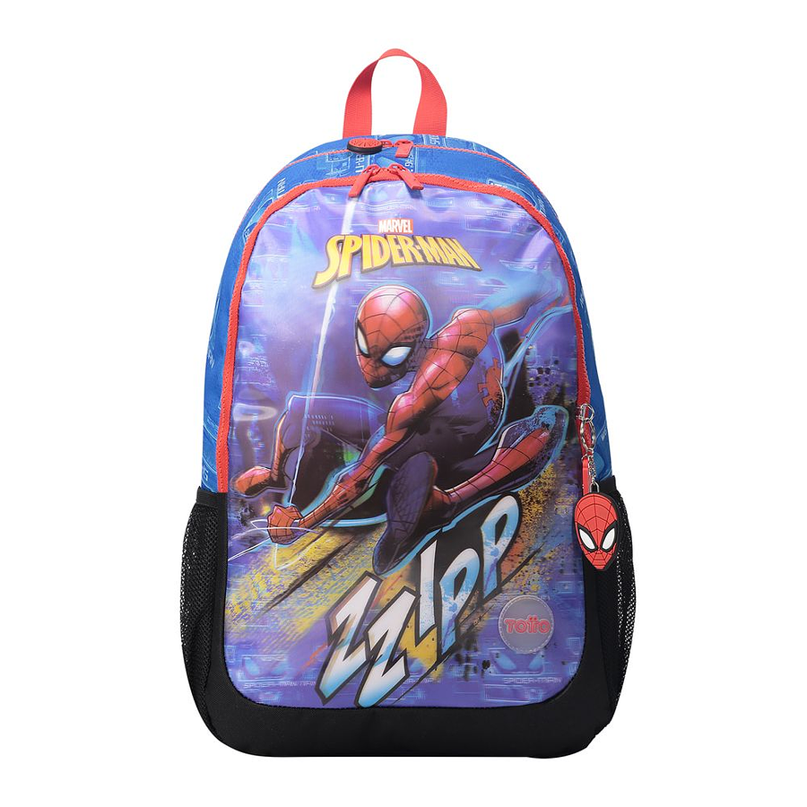 Morral Spiderman Zzip L Totto Kids 1