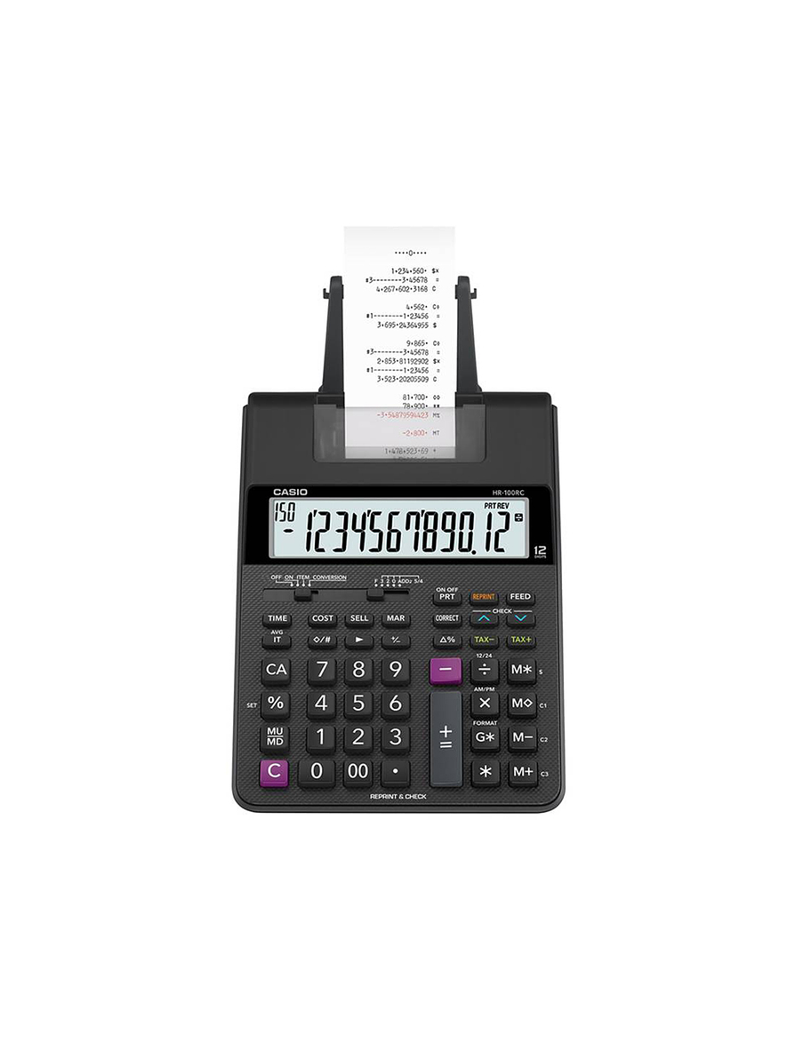 Calculadora De Rollo 12 Dígitos  1