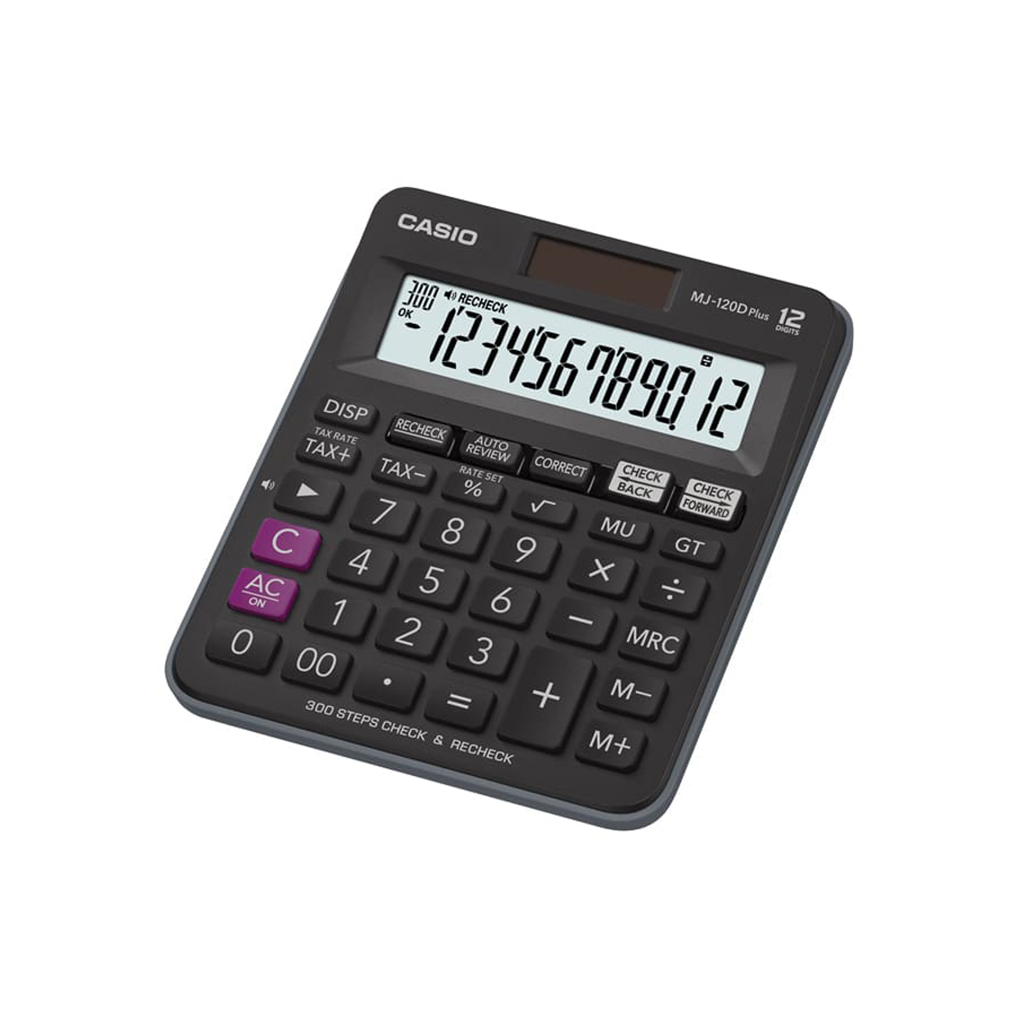 Calculadora De Mesa Plus Negra