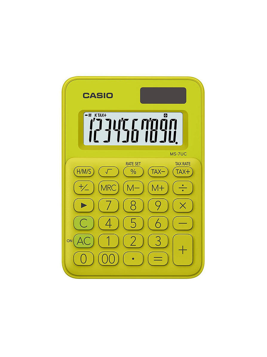 Calculadora Casio Hogar 10 Dígitos Verde 1