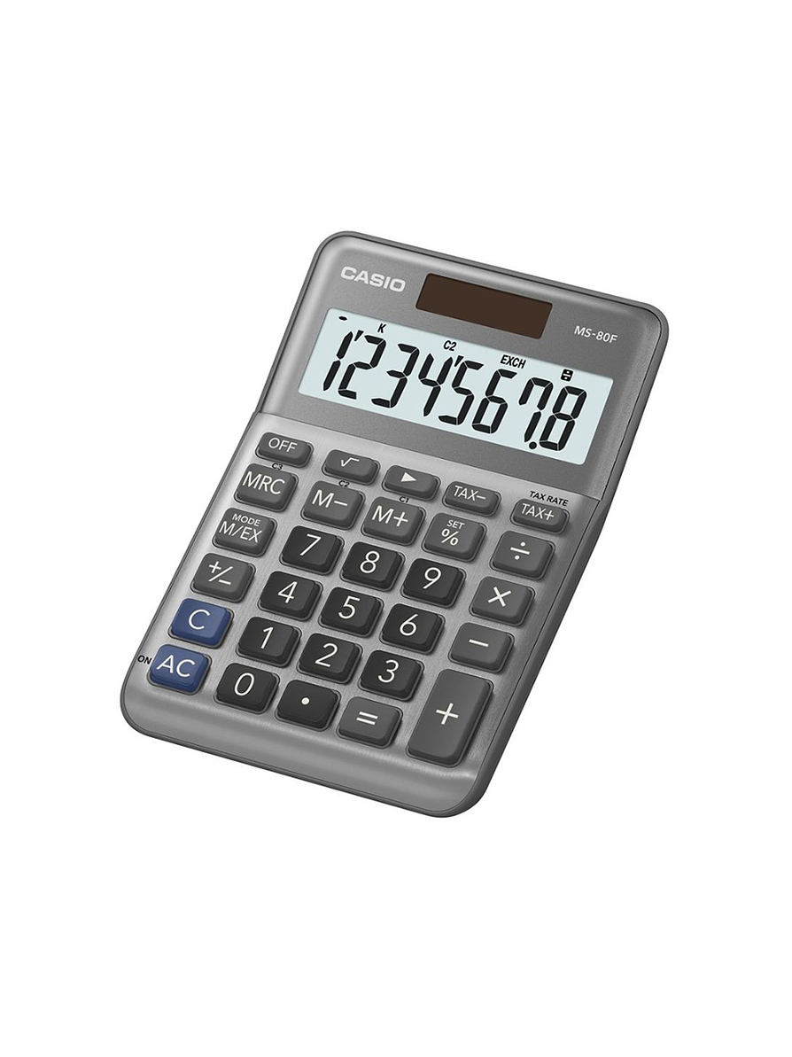 Calculadora Para Negocio Casio Gris 1