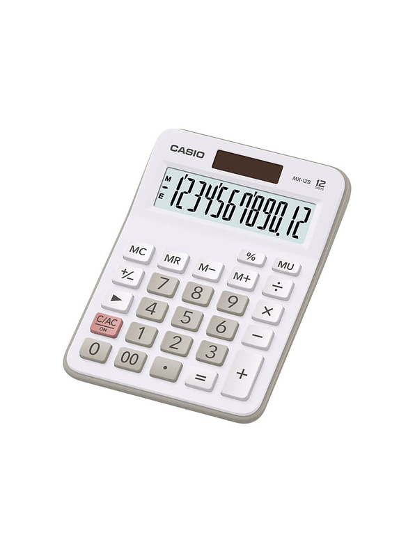 Calculadora De Mesa 12 Dígitos Blanca  1