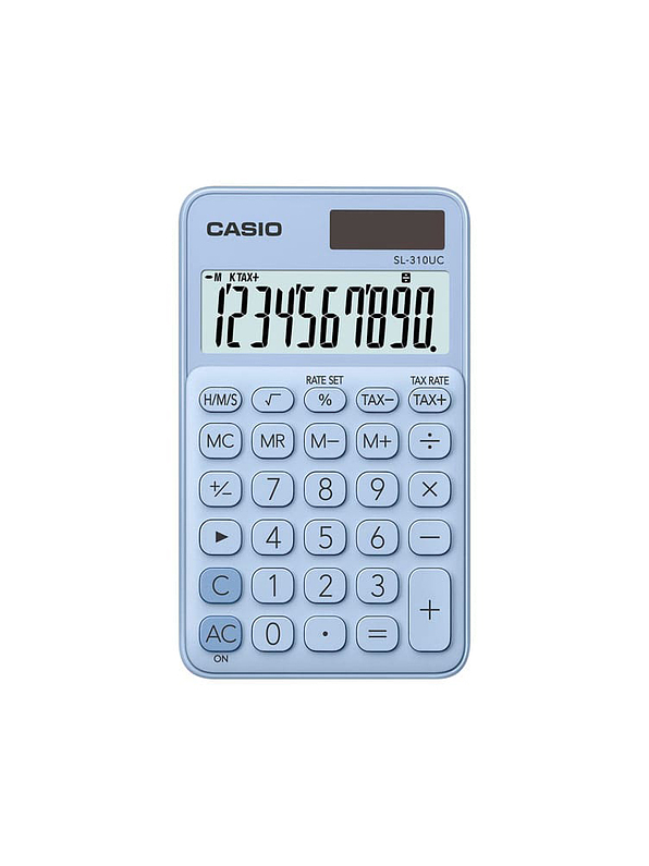 Calculadora Casio Viajera Azul Claro  1
