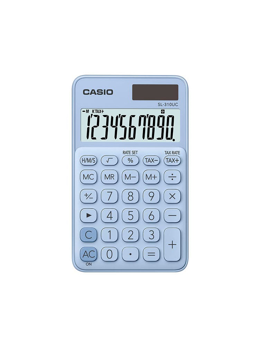 Calculadora Casio Viajera Azul Claro  1