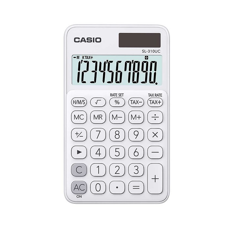 Calculadora Casio Viajera Blanca 