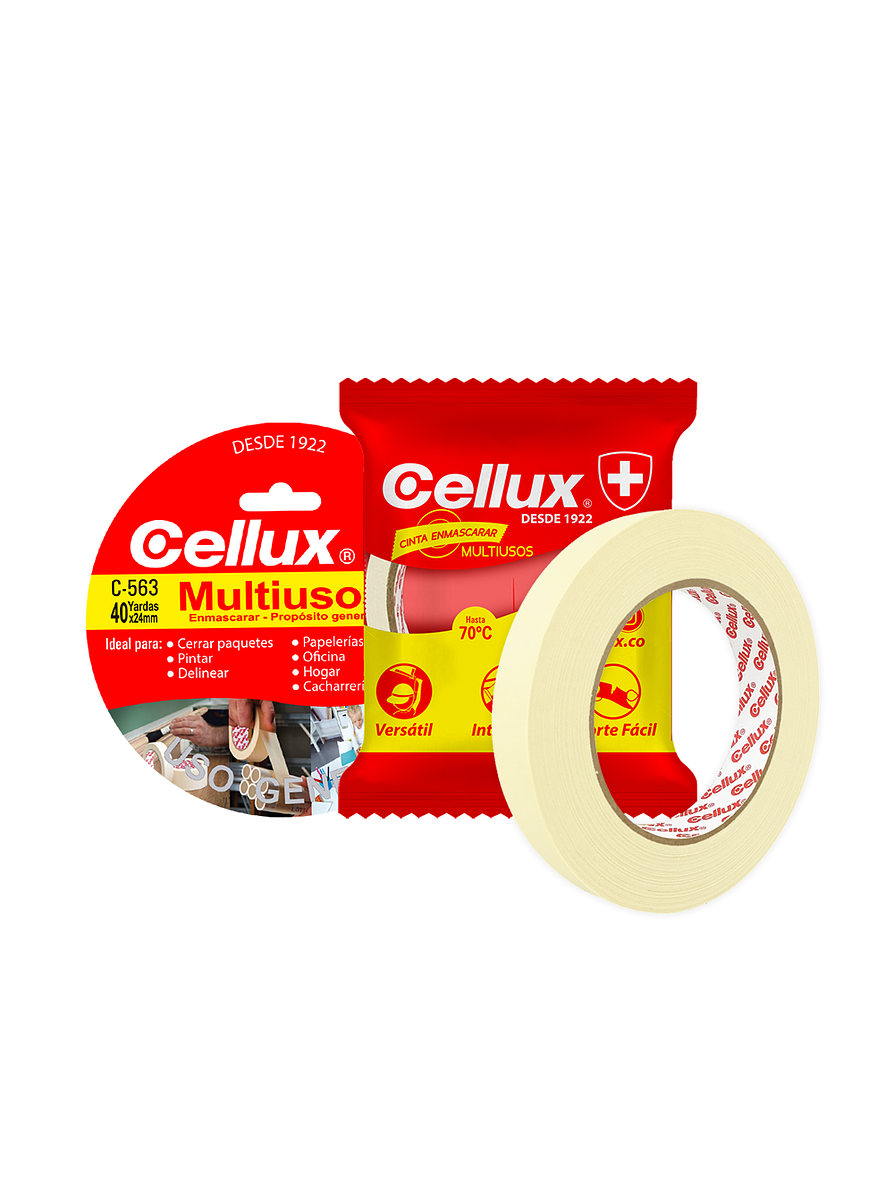 Cinta De Enmascarar 36 mm X 19 mts Cellux 1