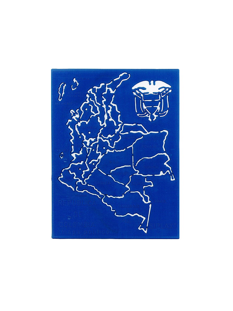 Plantilla Mapa Político De Colombia  1